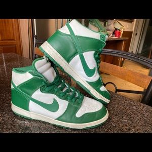 Nike Dunk High White Lucky Green.Size 11
